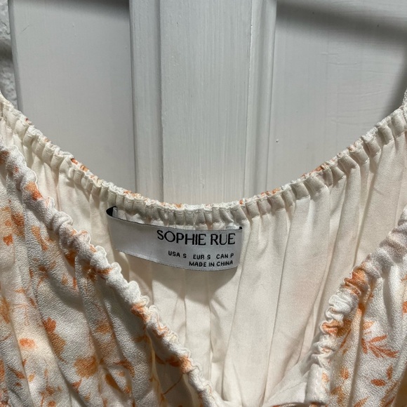 NWOT Sophie Rue floral cami midi dress small - Picture 4 of 5